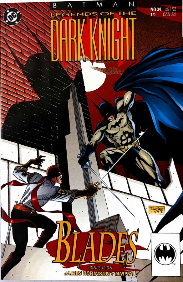 Batman: Legends of the Dark Knight #34 (1992) DC cover