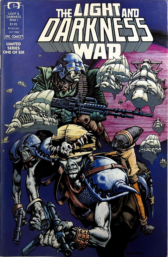 The Light and Darkness War #1 (1988) Epic Comics cover