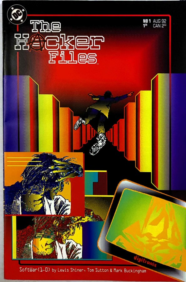 The Hacker Files #1 (1992) DC cover