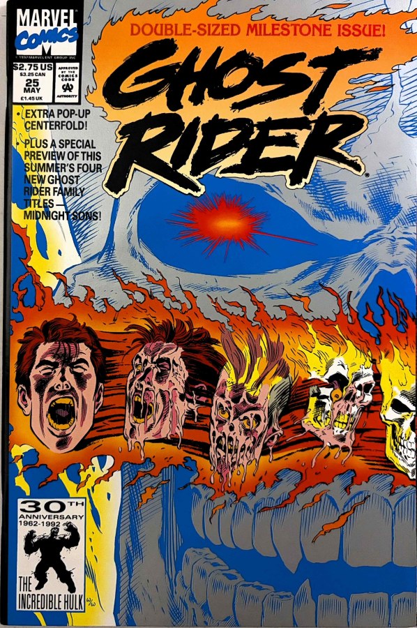Ghost Rider #25 (1992) Marvel cover
