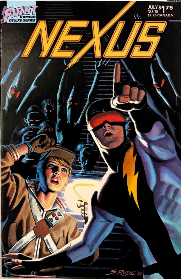 Nexus #10 (1985) First Comics cover