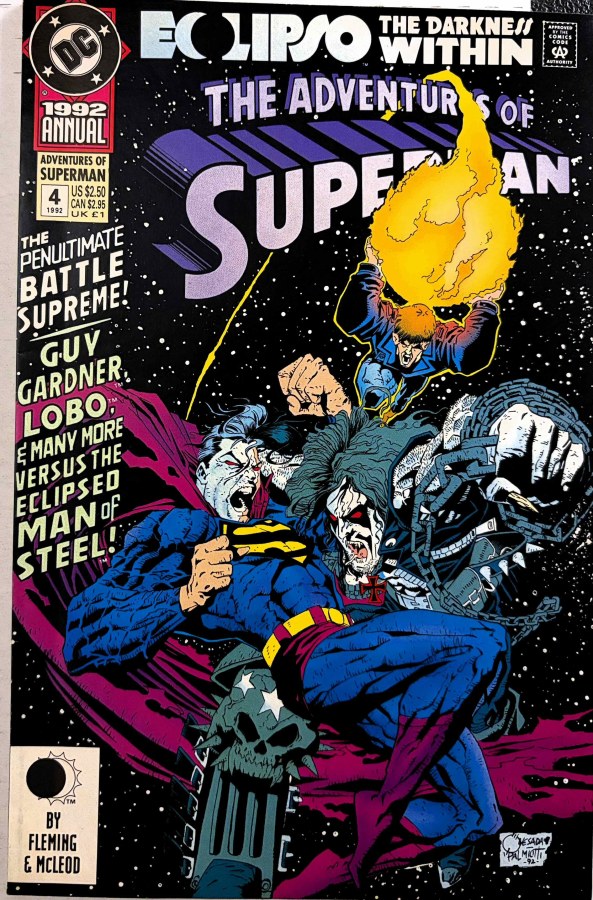 Adventures of Superman Annual #4 (1992) DC cover