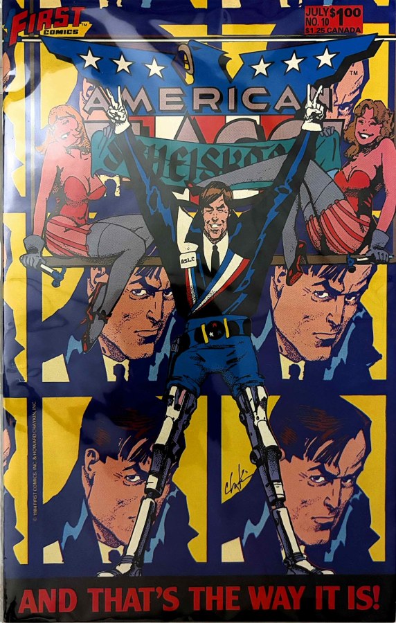 American Flagg! #10 (1984) First Comics cover