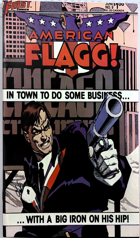 American Flagg! #9 (1984) First Comics cover
