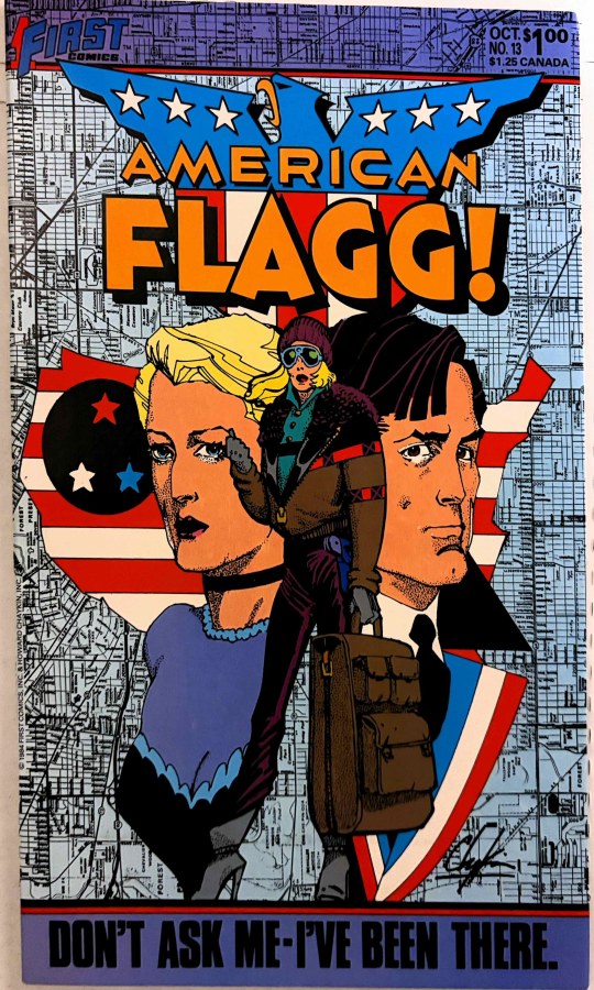 American Flagg! #13 (1984) First Comics cover