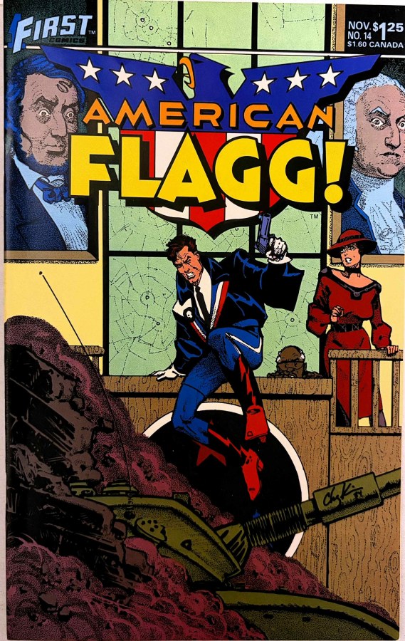 American Flagg! #14 (1984) First Comics cover
