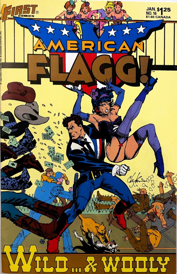 American Flagg! #16 (1985) First Comics cover