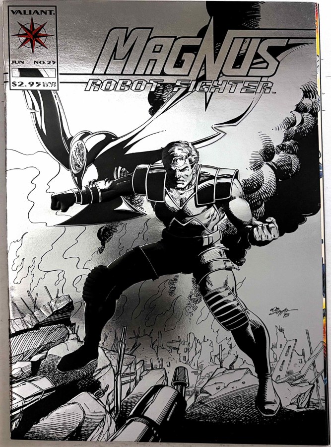 Magnus Robot Fighter #25 (1993) Valiant cover