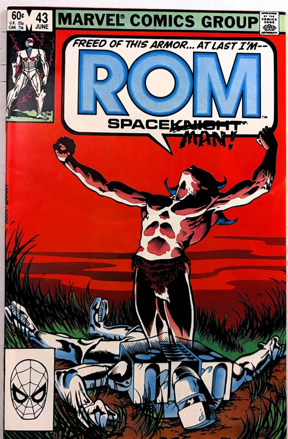 Rom Spaceknight #43 (1983) Marvel cover