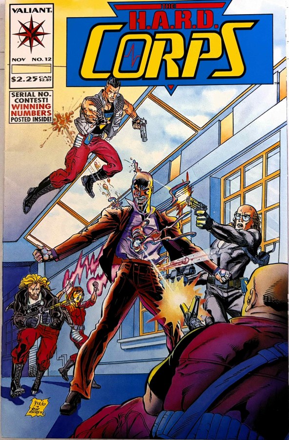 The H.A.R.D. Corps #12 (1993) Valiant cover