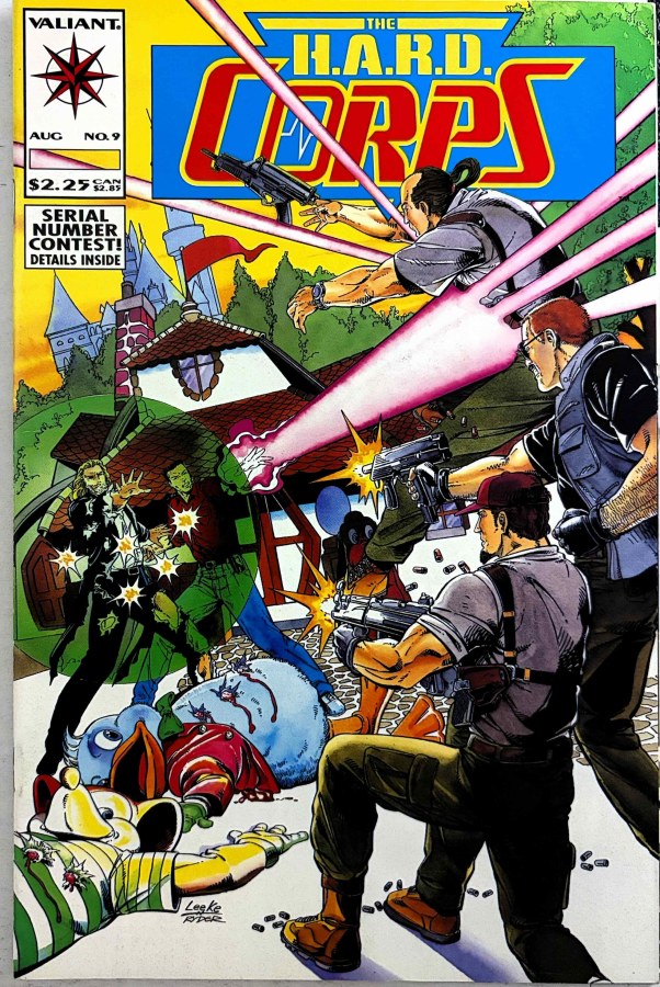 The H.A.R.D. Corps #9 (1993) Valiant cover