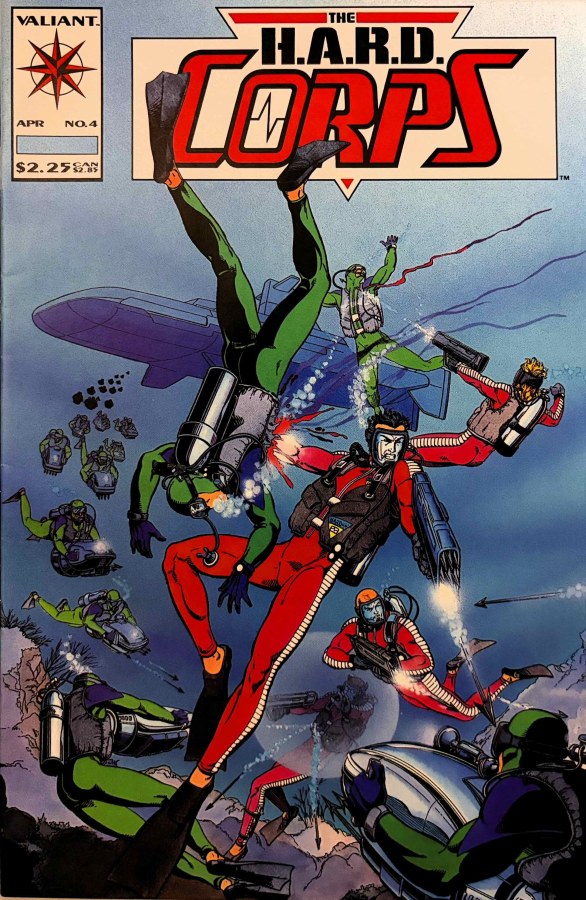 The H.A.R.D. Corps #4 (1993) Valiant cover