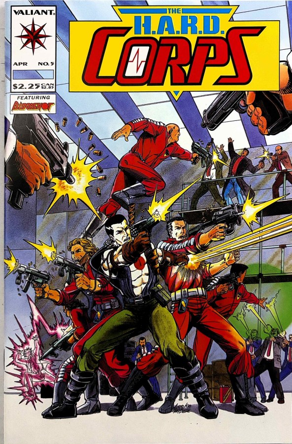 The H.A.R.D. Corps #5 (1993) Valiant cover