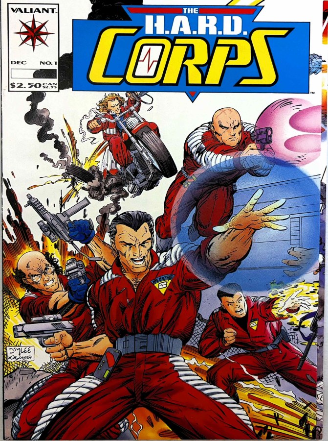 The H.A.R.D. Corps #1 (1992) Valiant cover