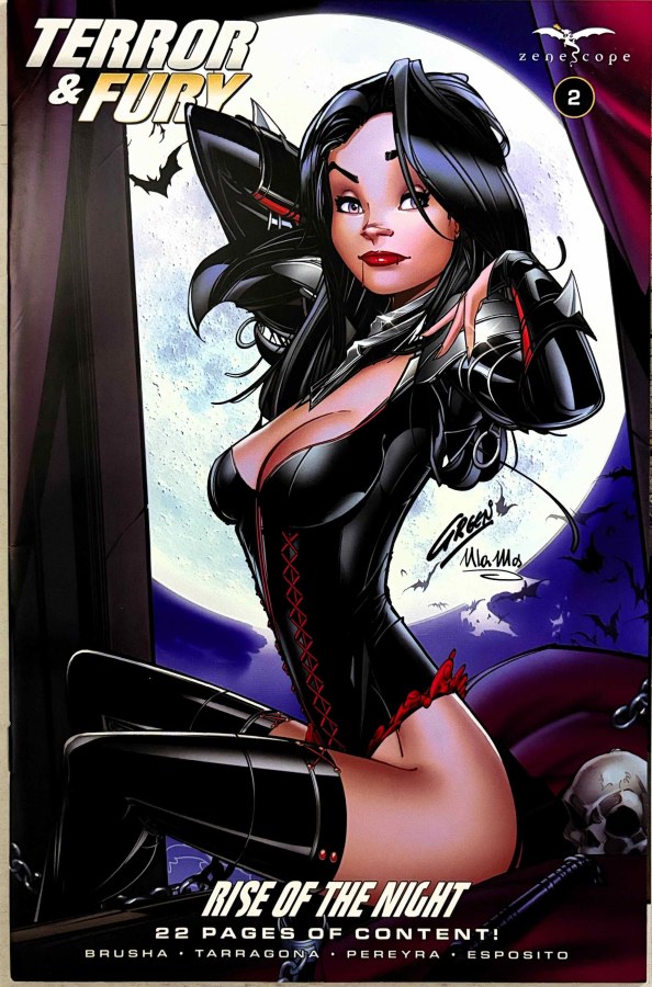 Terror & Fury: Rise of the Night #2 (2025) Zenescope First Printing cover