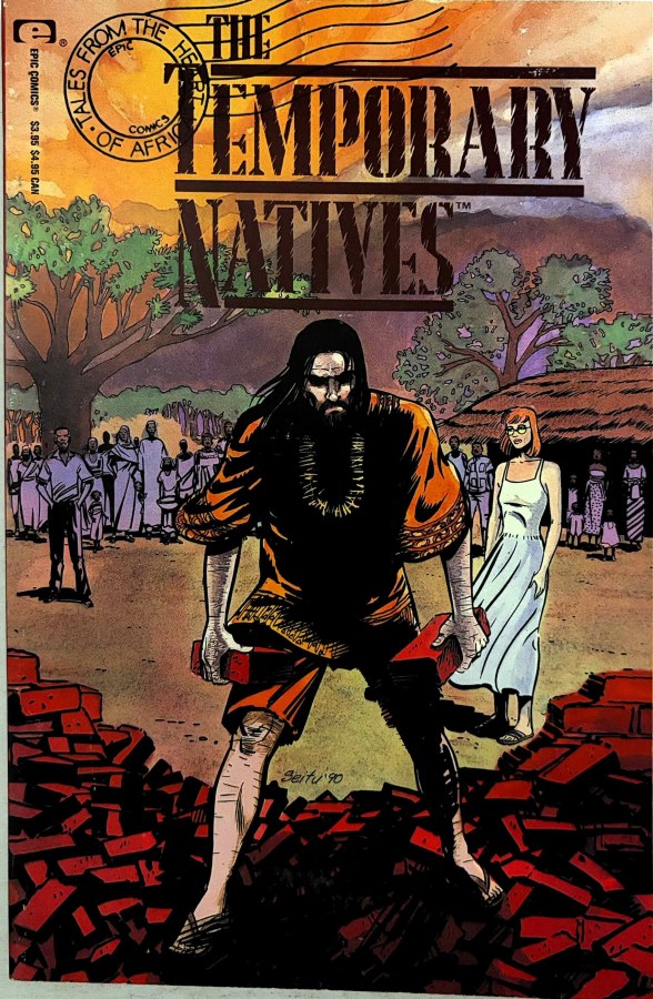 Tales from the Heart of Africa: The Temporary Natives #1 (1990) Epic Comics cover