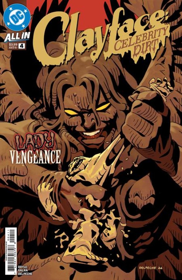 Clayface Celebrity Dirt #4 (2026) DC Cover A Patrico Delpeche cover