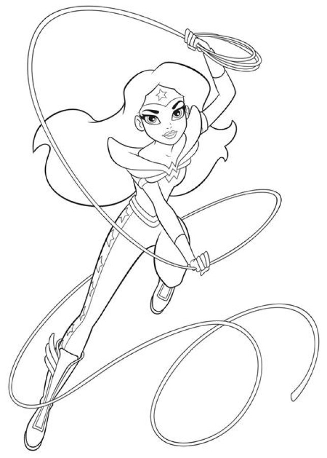 DC Super Hero Girls a Kids Coloring Book TP (2017) DC cover
