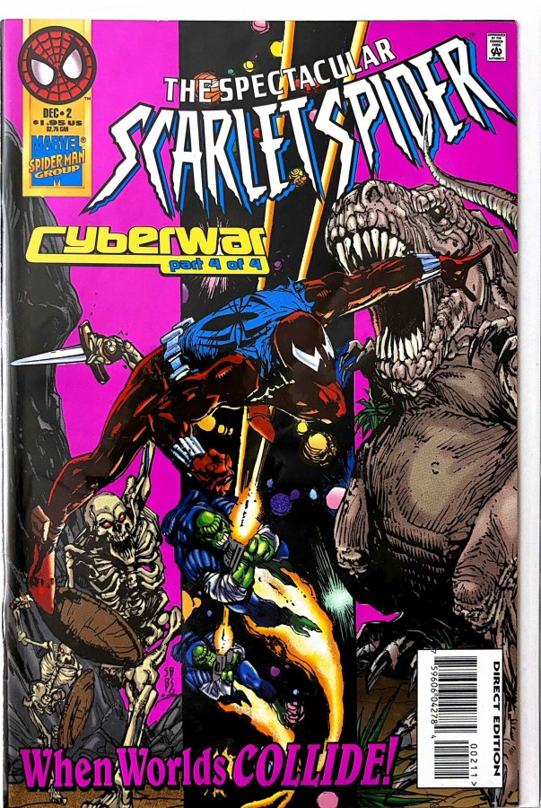 Spectacular Scarlet Spider #2 (1995) Marvel First Printing cover