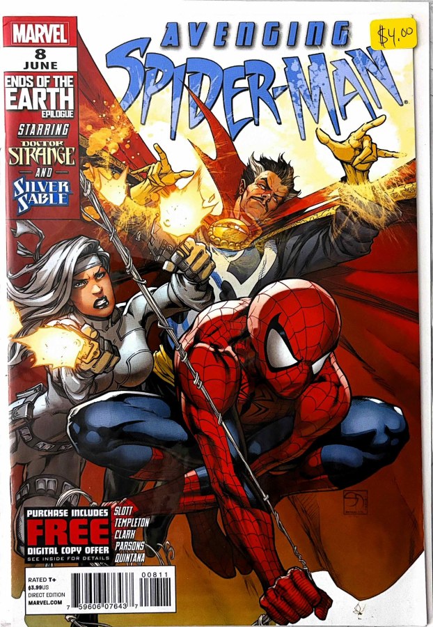 Avenging Spider-Man #8 (2012) Marvel First Printing cover
