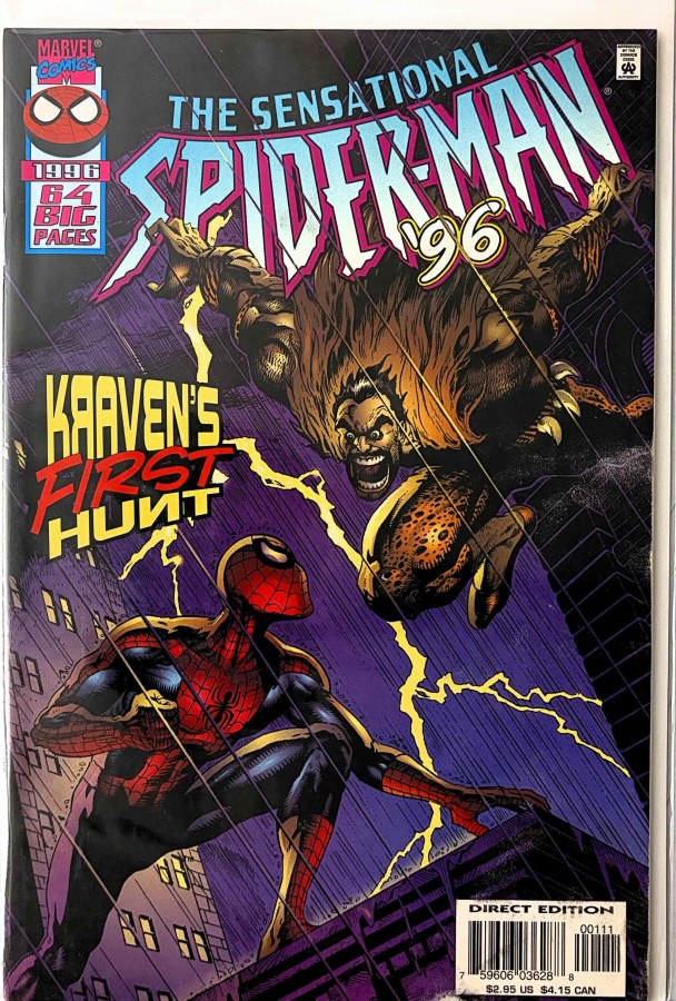 Sensational Spider-Man '96 #1 (1996) Marvel First Printing cover