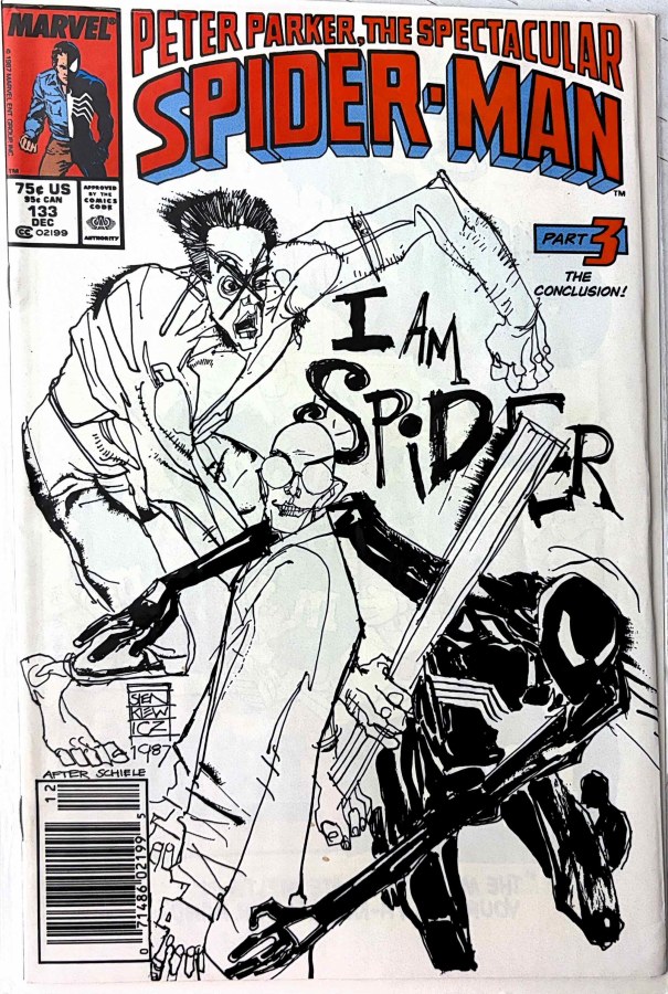 Peter Parker, The Spectacular Spider-Man #133 (1987) Marvel cover
