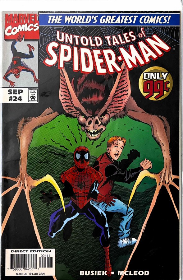 Untold Tales of Spider-Man #24 (1997) Marvel First Printing cover