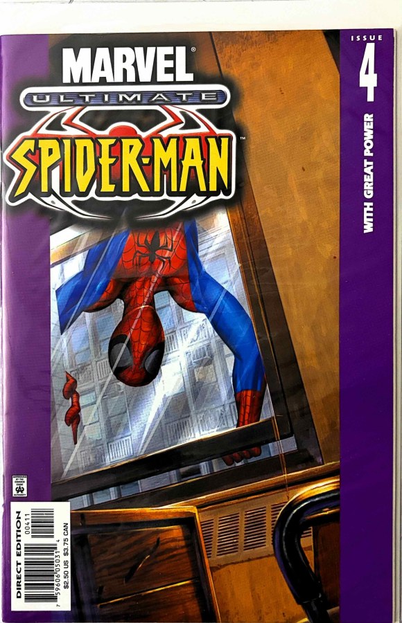 Ultimate Spider-Man #4 (2001) Marvel cover