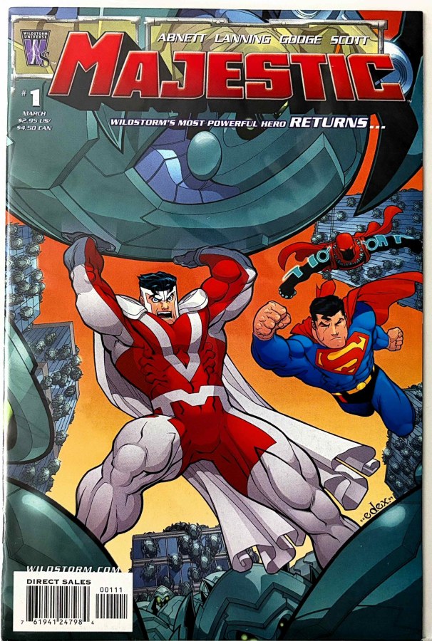 Majestic #1 (2005) Wildstorm First Printing cover
