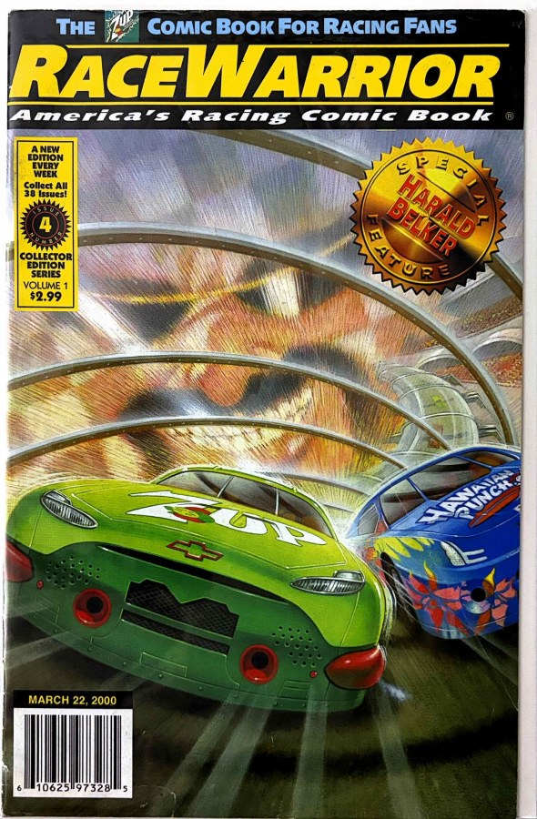 Race Warrior #4 (2000) Custom Comics cover