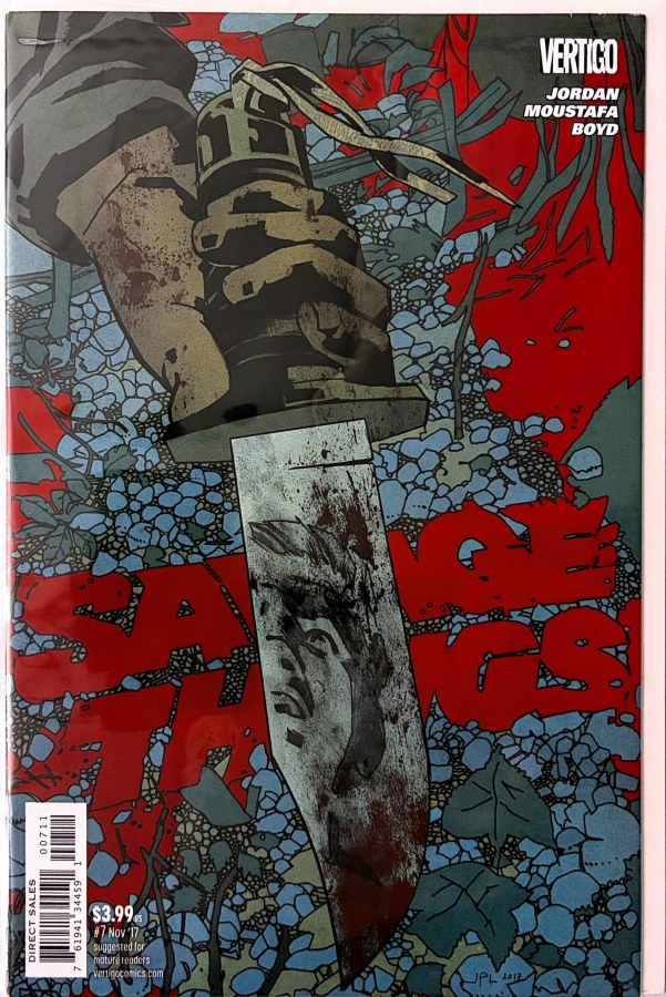 Savage Things #7 (2017) Vertigo First Printing cover