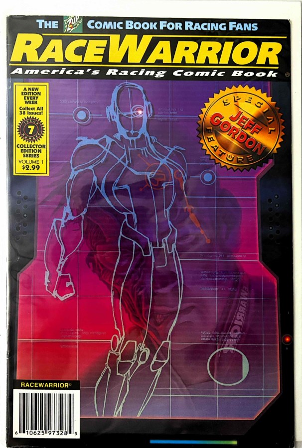 RaceWarrior #7 (2000) Custom Comics of America cover