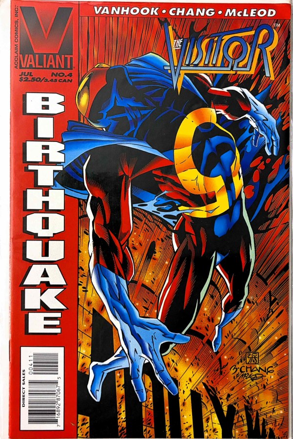 The Visitor #4 (1995) Valiant Comics / Acclaim Comics First Printing cover