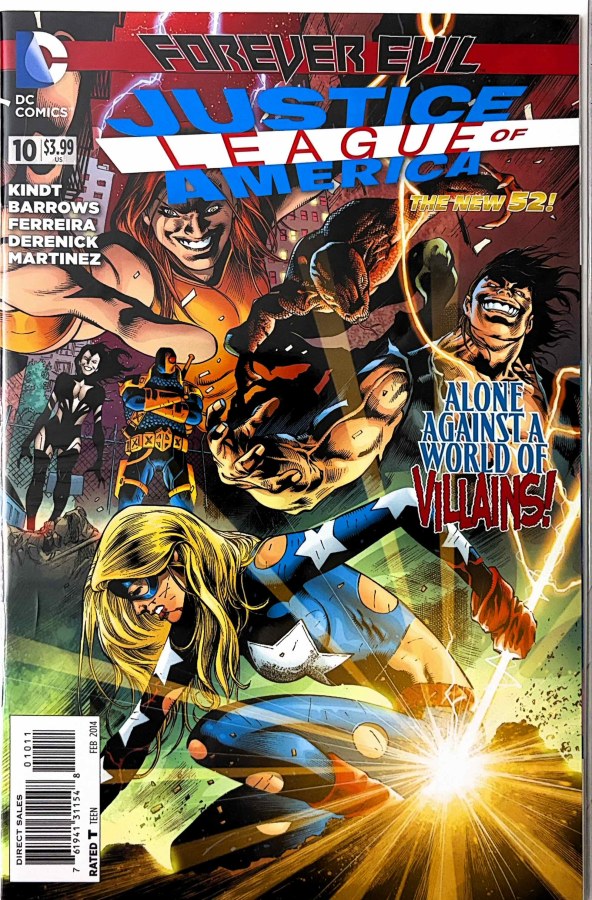 Justice League of America #10 (2014) DC First Printing cover