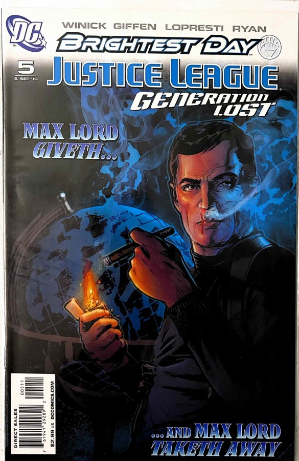 Justice League: Generation Lost #5 (2010) DC First Printing cover