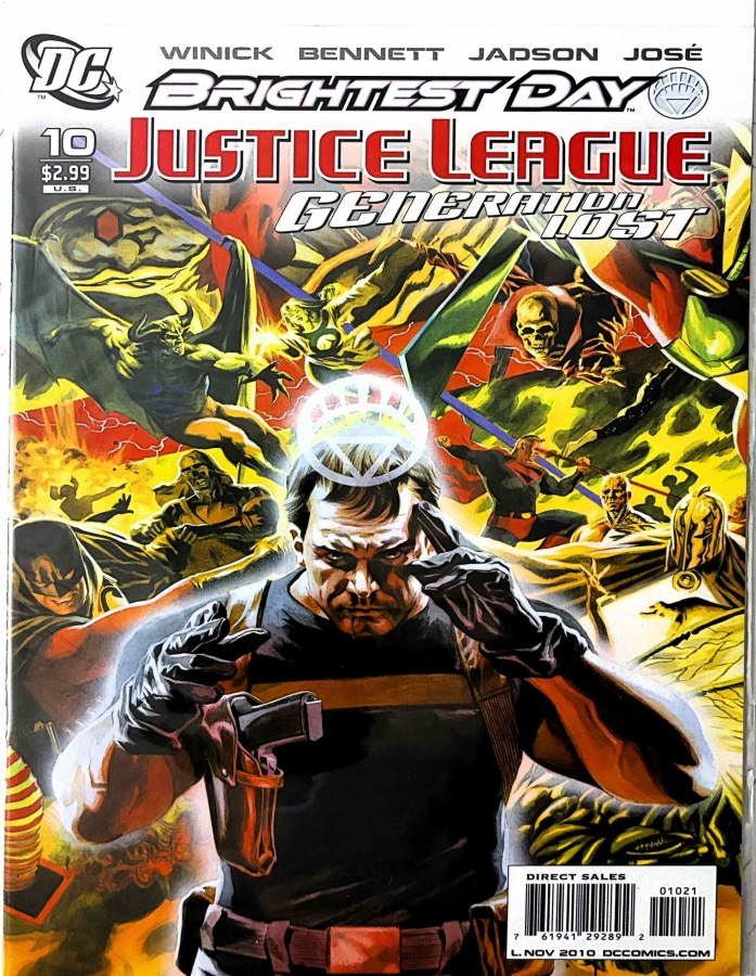 Justice League: Generation Lost #10 (2010) DC Felipe Massafera Cover cover