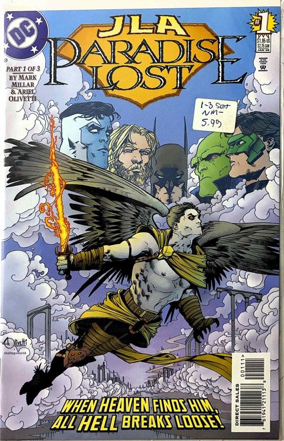 JLA: Paradise Lost #1 DC First Printing cover