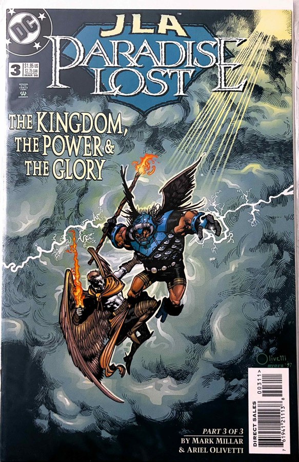 JLA: Paradise Lost #3 DC cover