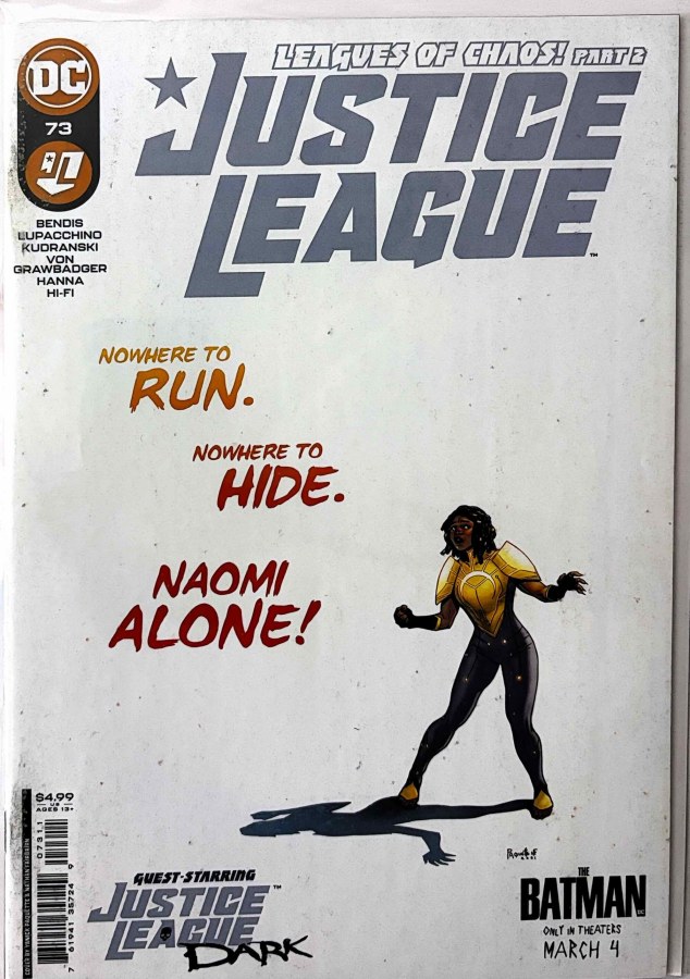 Justice League #73 (2022) DC First Printing cover