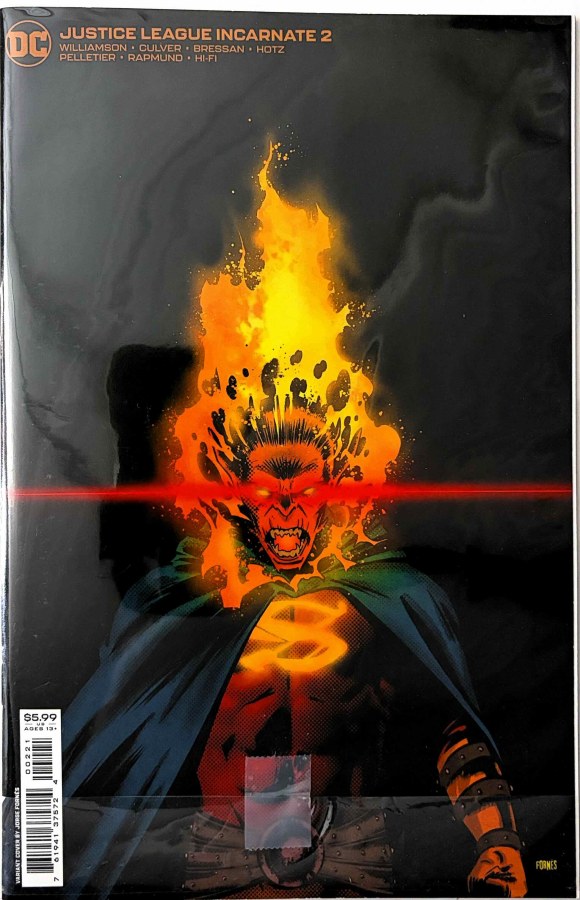 Justice League Incarnate #2 (2022) DC Jorge Fornés Cardstock Variant Cover cover