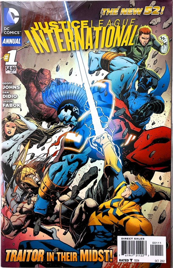 Justice League International Annual #1 (2012) DC cover