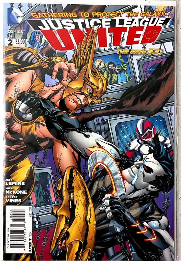 Justice League United #2 (2014) DC First Printing cover
