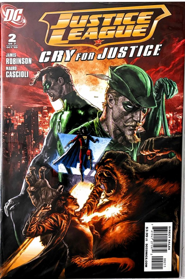 Justice League: Cry for Justice #2 (2009) DC cover