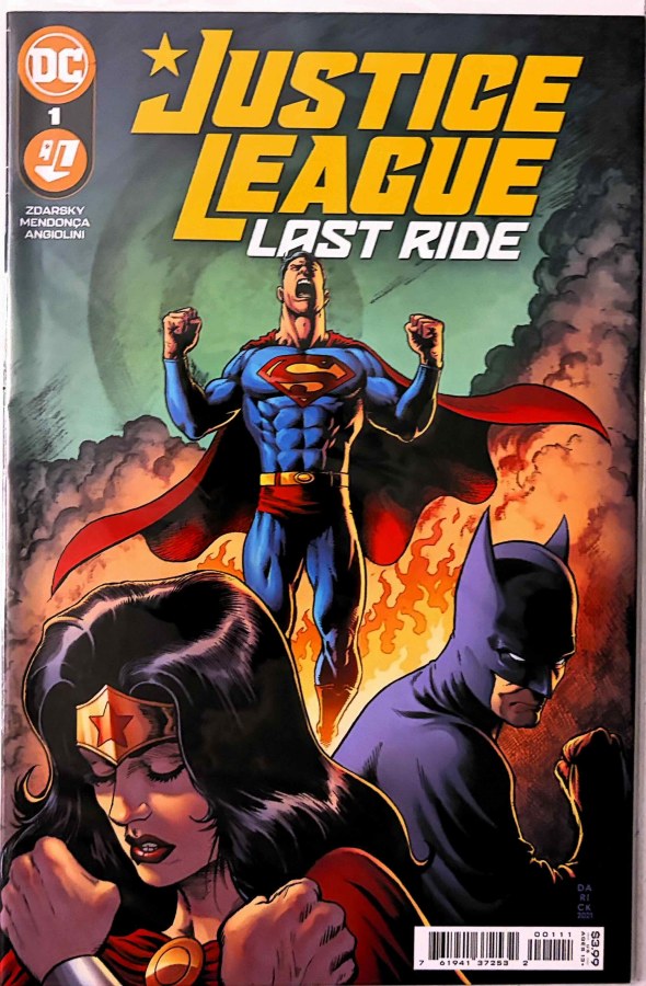 Justice League: Last Ride #1 (2021) DC First Printing cover
