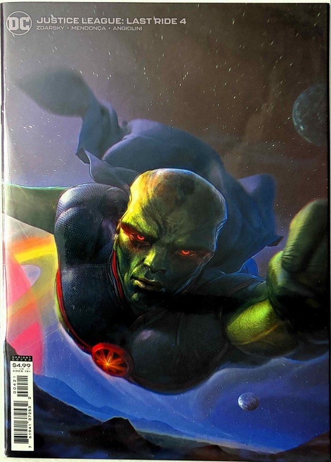 Justice League: Last Ride #4 (2021) DC Tiago da Silva Cardstock Variant Cover cover