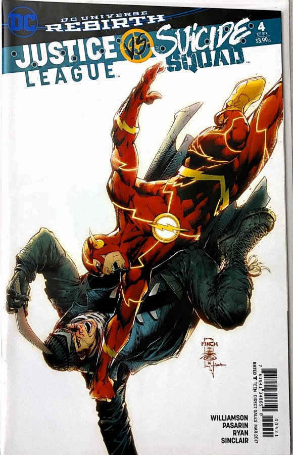 Justice League vs. Suicide… #4 (2017) DC David Finch / Danny Miki Variant Cover cover