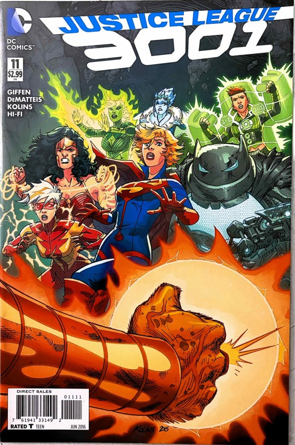 Justice League 3001 #11 (2016) DC First Printing cover