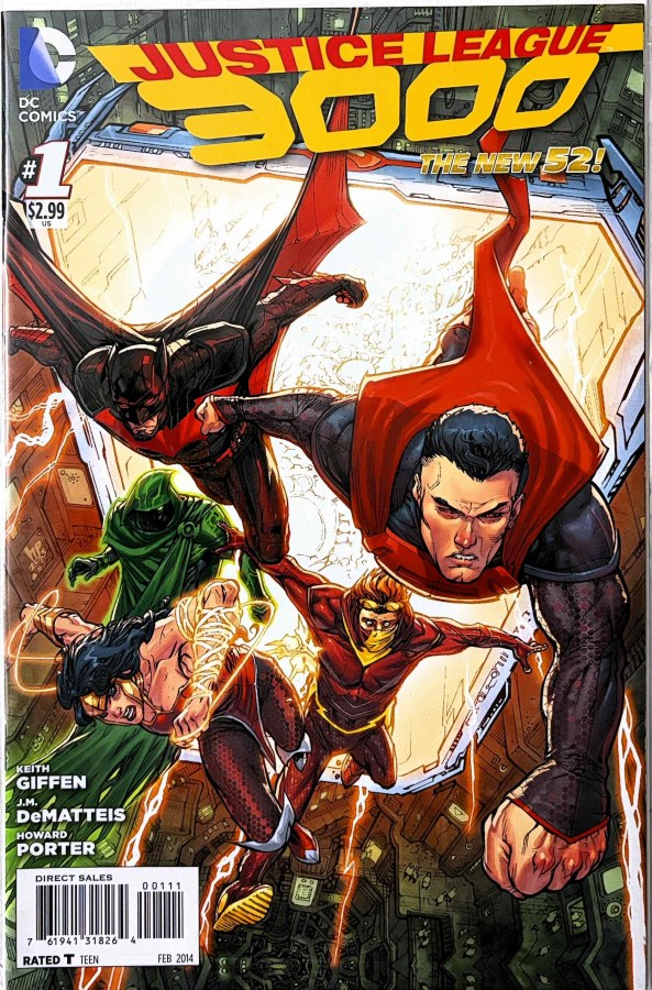 Justice League 3000 #1 (2014) DC First Printing cover