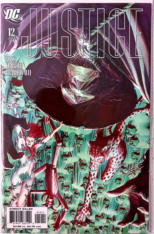 Justice #12 (2007) DC First Printing cover