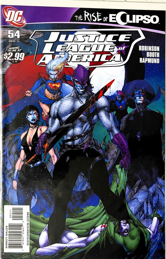 Justice League of America #54 (2011) DC First Printing cover